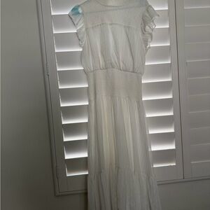 Aqua White Ankle/calf length  Dress